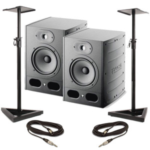 Focal Alpha 80 & Speaker Stand Bundle