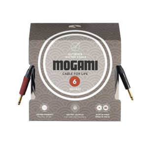 Mogami Ultimate Guitar Cable 6m (Straight Jacks) Package