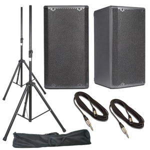 dB Technologies Opera 10 (Pair) With Speaker Stands + Bag & Cables