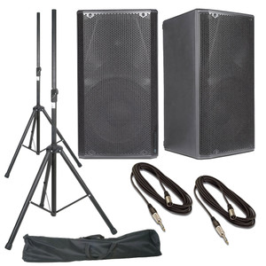 dB Technologies Opera 12 (Pair) With Speaker Stands + Bag & Cables
