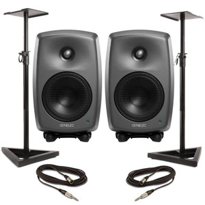 Genelec 8330a (Pair) With Stands & Cables