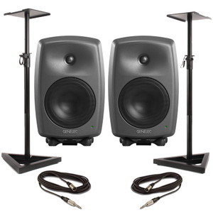 Genelec 8340a SAM (Pair) With Stands & Cables