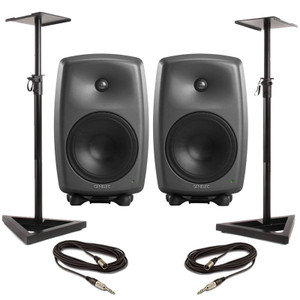 Genelec 8350a SAM (Pair) With Stands & Cables