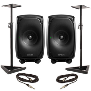 Genelec 8331 AMM (Pair) With Stands & Cables