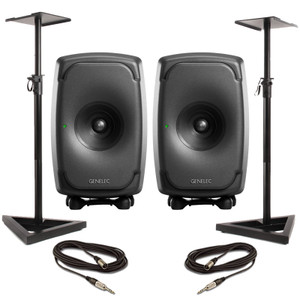 Genelec 8331 APM (Pair) With Stands & Cables