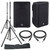 Yamaha CBR12 (Pair) With Speaker Stands, Stand Bag & Cables