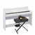 Korg LP-380U (White) with Stand, Bench & Headphones