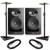 Kali Audio LP-8 V2 (Pair) With Stands & Cables