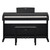 Yamaha YDP-145 (Black) with Piano Bench Front