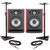 Focal Solo 6 ST6 (Pair) with Stands & Cables