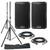 Alto TS408 (Pair) with Stands, Stands Bag & Cables
