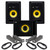 KRK Rokit Classic 8 (Pair) with Subwoofer, Pads & Cables