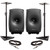 Genelec 8341 APM (Pair) With Stands & Cables