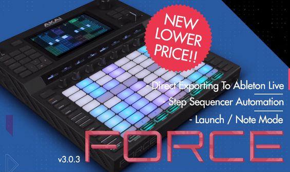 New Lower Price on the Akai Force Music Production & DJ System