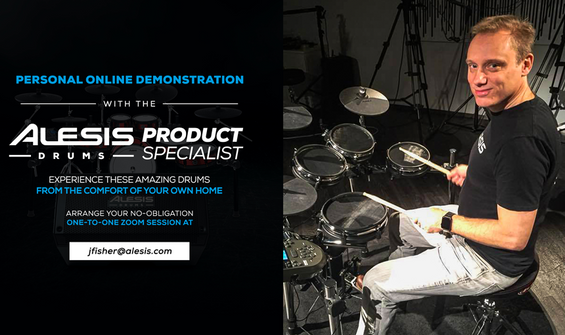 Free Personal Zoom Demo With An Alesis Drum Specialist