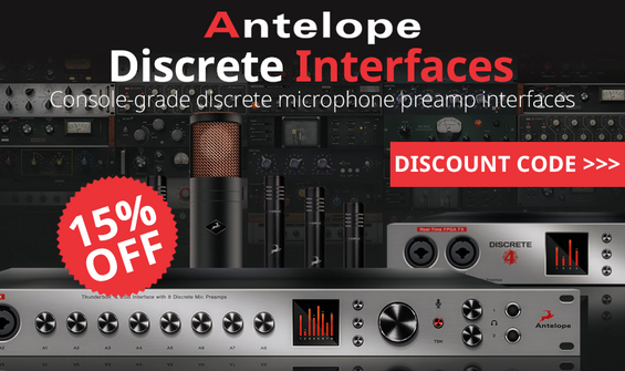 15% Off Discount Code For Antelope Discrete Audio Interfaces