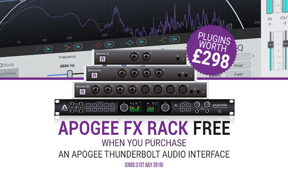 Apogee FX Rack Software Free When You Buy Apogee Thunderbolt Interfaces