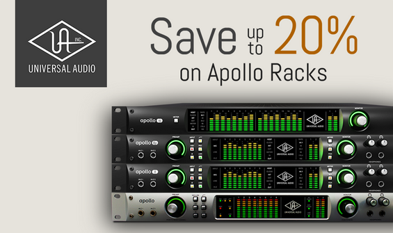 Save A Further 20% On UAD Apollo Rack Interfaces