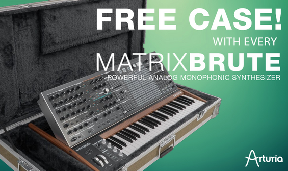 Free Flight Case With Every Arturia Matrixbrute Analogue Synth