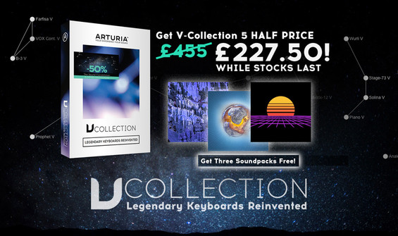 Arturia V-Collection 5 Now With 50% Off