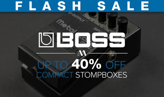 Boss Flash Sale: Up To 40% Off Boss Compact Stompboxes