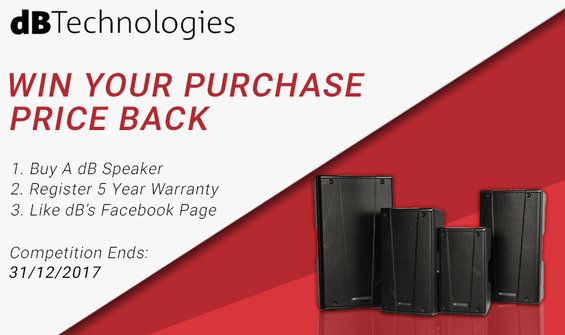 dB Technologies Win Your Purchase Price Back On PA Speakers