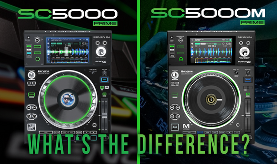 Denon SC5000 vs SC5000M DJ Media Players - What's The Difference?