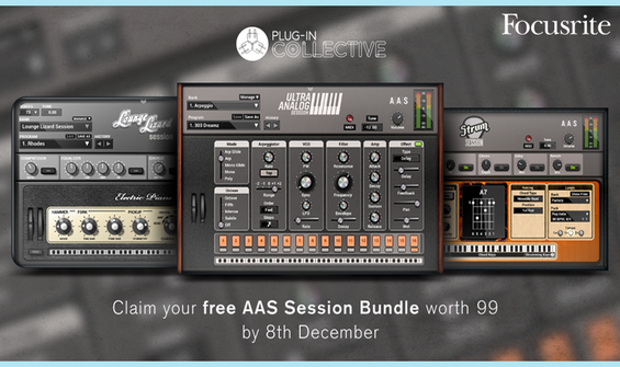 Focusrite November Plugin Collective - Free AAS Session Bundle