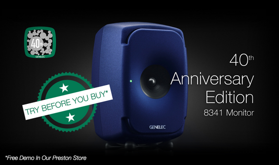 Celebrate 40 Years Of Genelec With Special Edition Sapphire Blue Studio Monitors