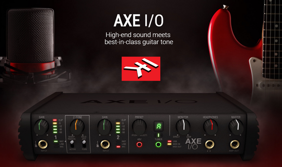 New IK Multimedia AXE I/O Audio Interface With Best in Class Guitar Tone