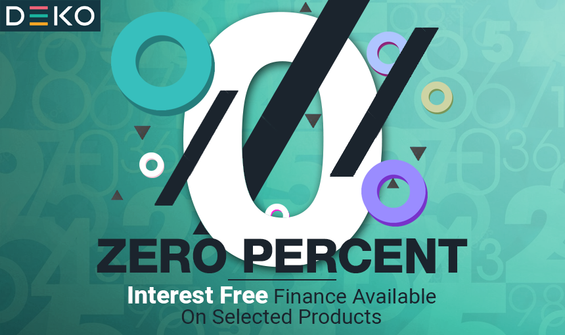 0% Interest Free Finance Available On Selected Products