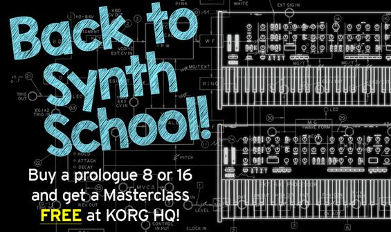 Free Masterclass With Every Korg Prologue Analog Synth