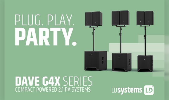 LD Systems Dave G4X PA Speakers