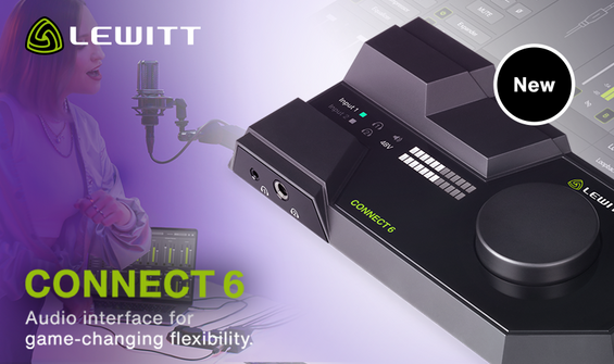 Lewitt Connect 6 USB-C Audio Interface - Music Matter