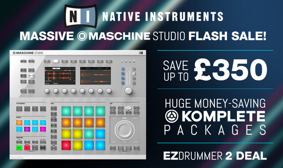 Massive Maschine Studio (White) Flash Sale - Up To £350 Off!