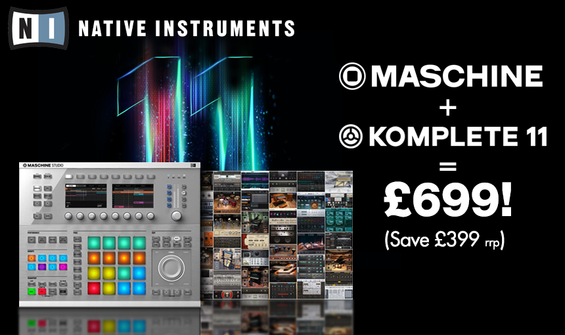 Buy NI Maschine Studio White With Komplete 11 & Save £399!