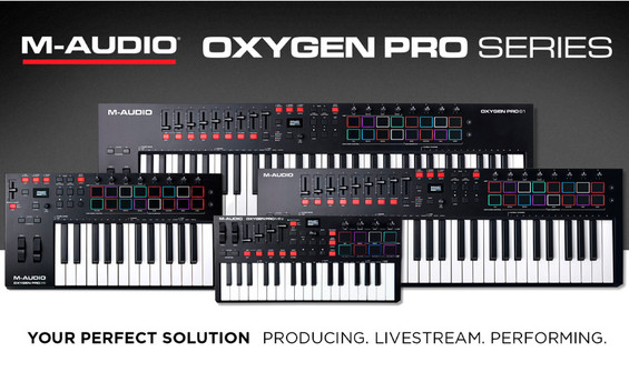 New M-Audio Oxygen Pro Keyboards