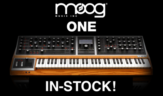 Moog One Their First Polysynth In 30 Years In Stock Now!