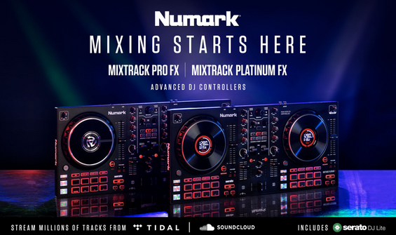 Numark Mixtrack Pro FX & Platinum FX DJ Controllers Announced