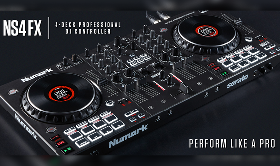 Numark Mixtrack Platinum FX 4-Deck DJ Controller