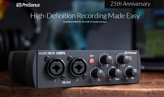 Presonus Audiobox 96 25th Anniversary Edition Audio Interface