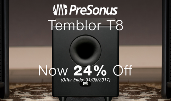 Save 24% On The Presonus Temblor T8 Subwoofer