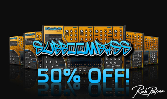 Rob Papen SubBoomBass Synth VST Software Sale