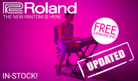 Roland Update Their Fantom Flagship Synthesizer Workstation With Expansion Packs