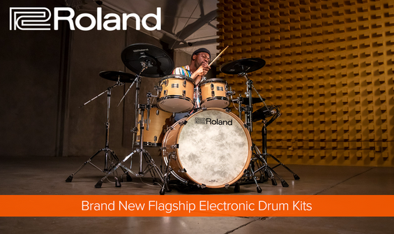 New Flagship Electronic Drum Kits from Roland