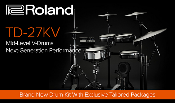 Roland TD-27KV Electronic Drum Kit Now With Accessories