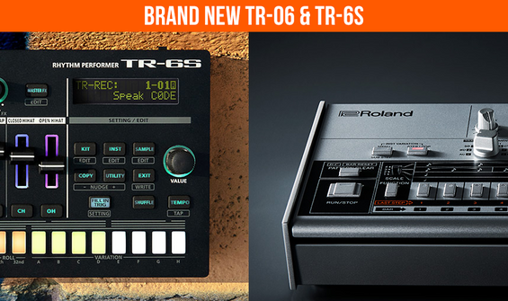 Roland Release TR-06 & TR-6S Drum Machine & Sampler