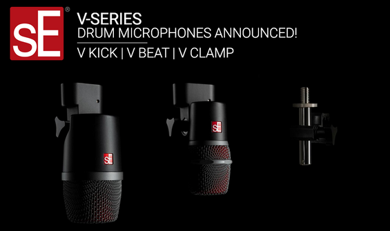 sE Electronics Announce V-Series Drum Microphones