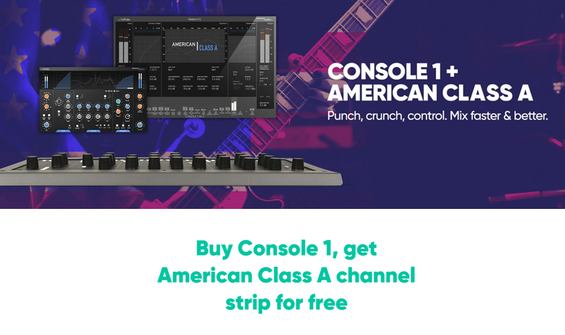 Buy A Softube Console 1, Get American Class A For Free