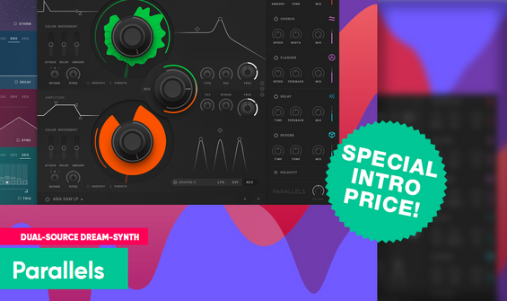 Introductory Price on Softube's Brand New Parallels Software Synth 